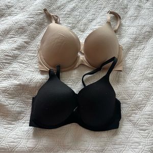 Aerie real sunnie demi bras set of 2